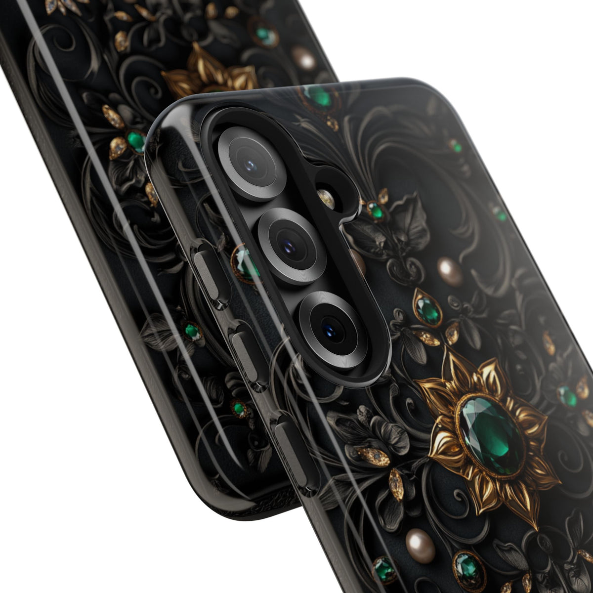 Fundas Premium MINUX para iPhone y Samsung Galaxy - Emerald Gothic Relic