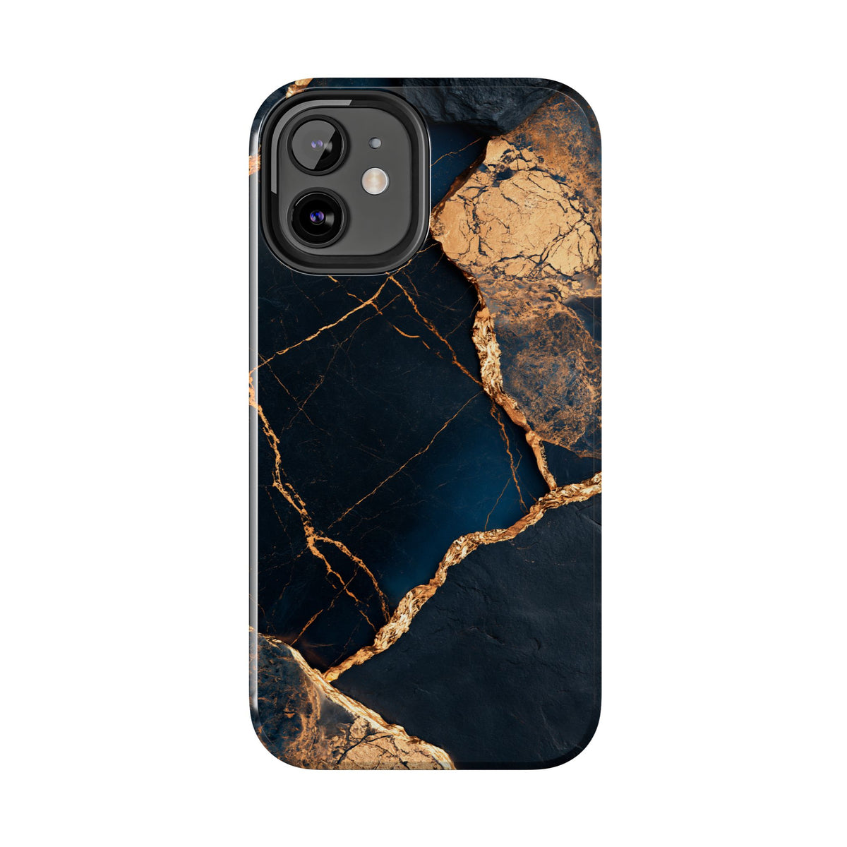Funda Premium MINUX para iPhone y Samsung Galaxy - Golden Marble