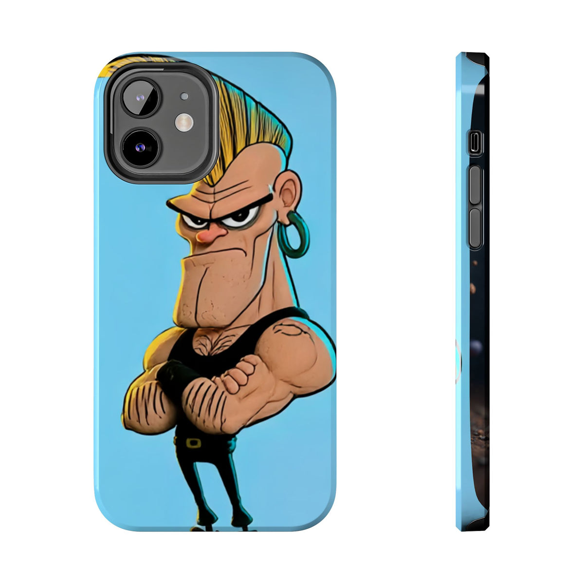 Funda Premium MINUX para iPhone y Samsung Galaxy - Golden Punk