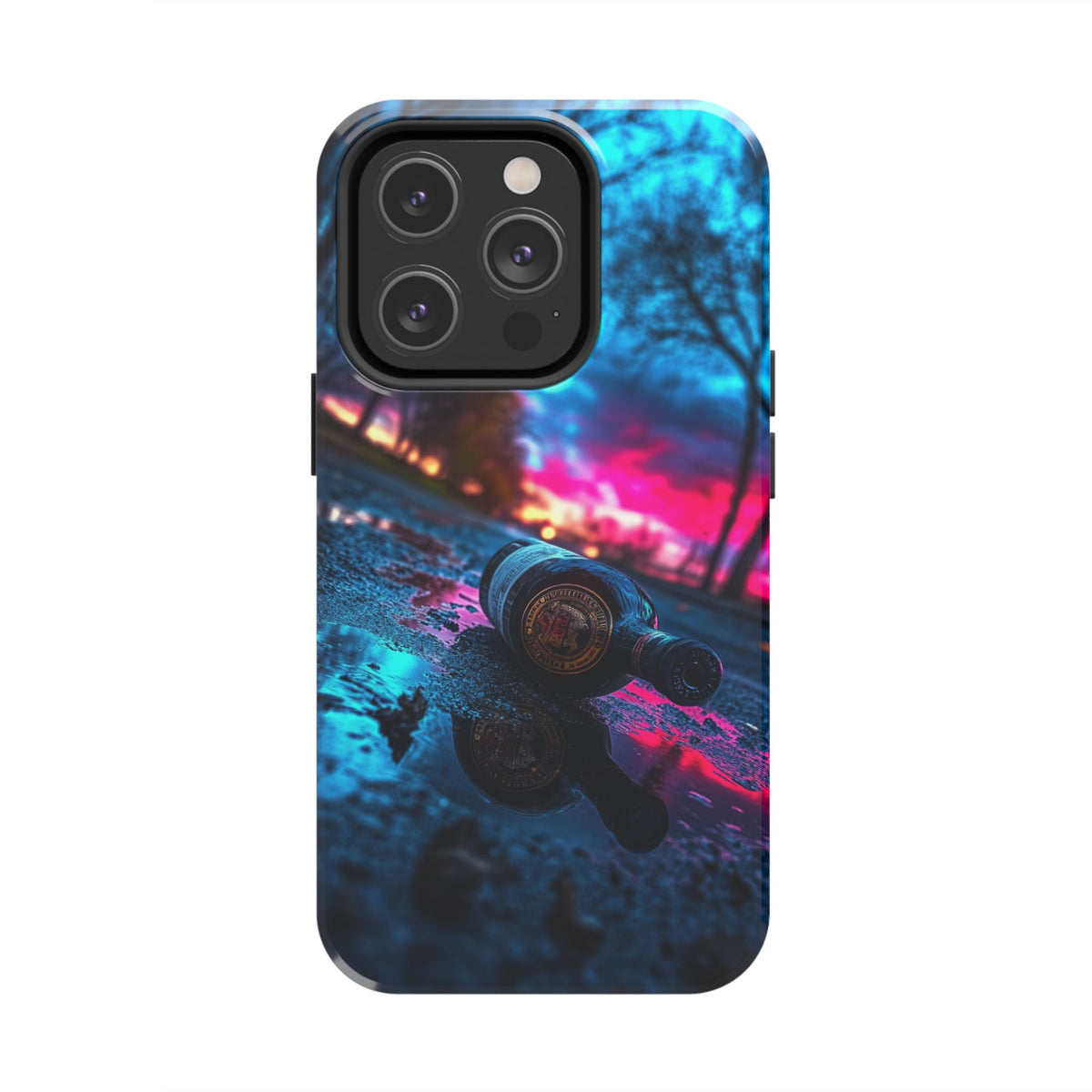 Funda Premium MINUX para iPhone y Samsung Galaxy - Neon Color Bottle