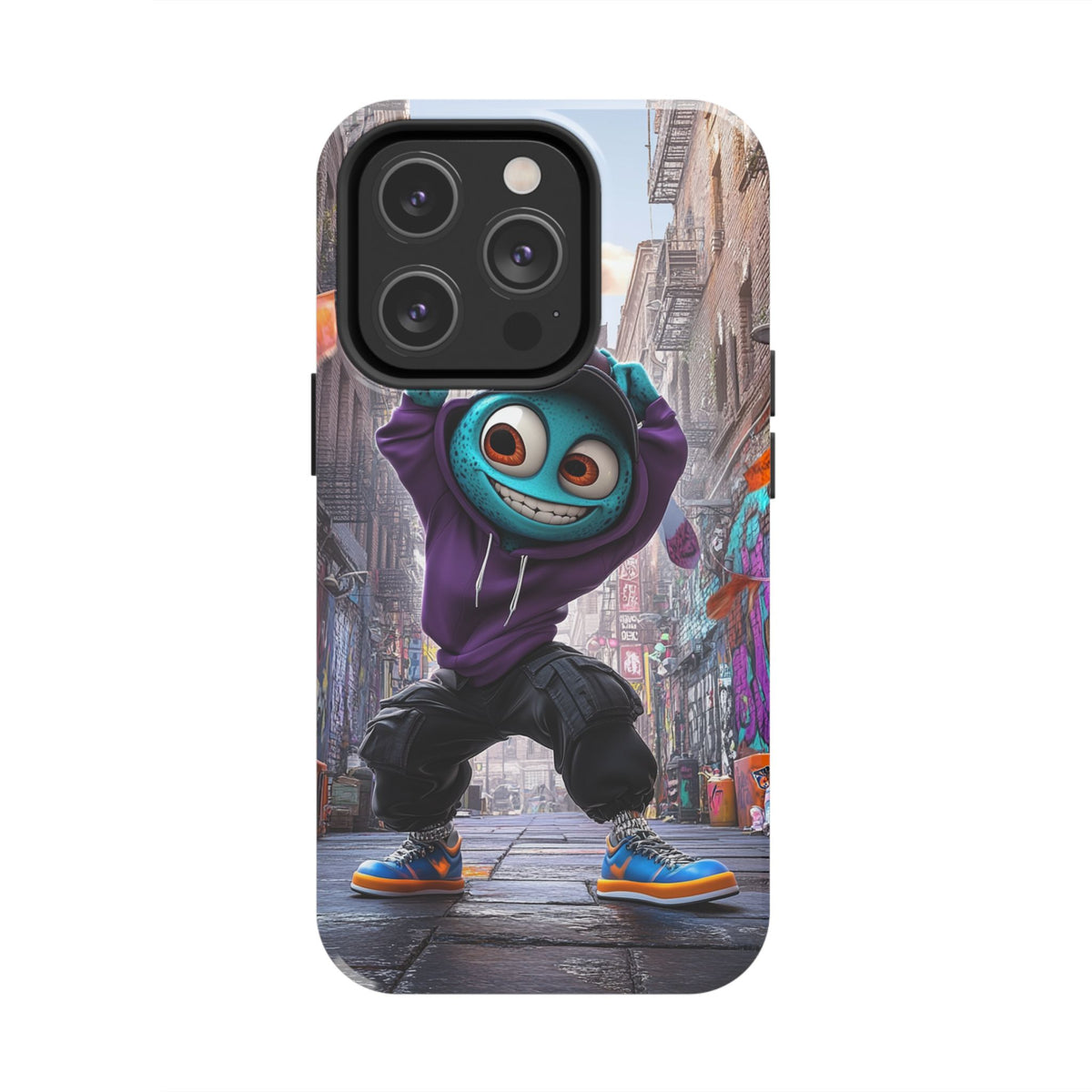 Funda Premium MINUX para iPhone y Samsung Galaxy - Alien Boy 001