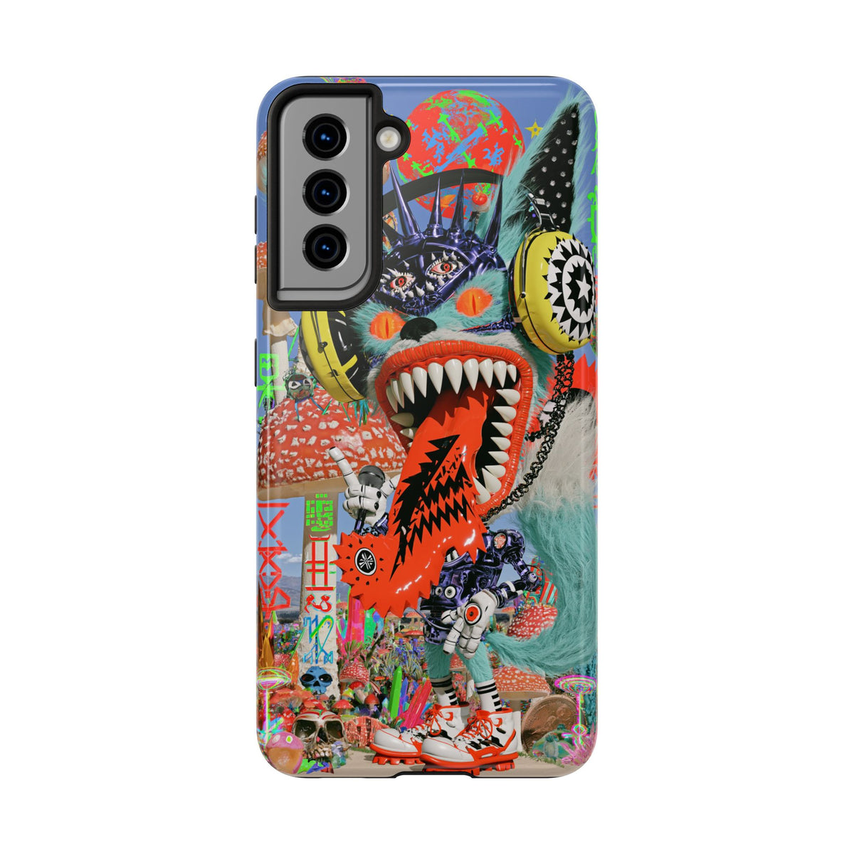 Fundas Premium MINUX para iPhone y Samsung Galaxy - Electric Fox Machine