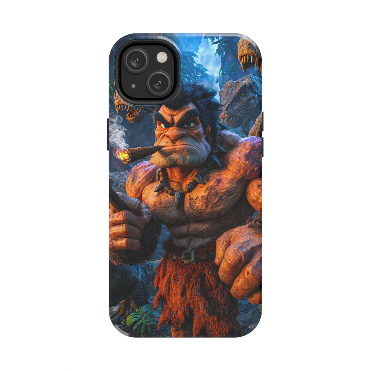 Funda Premium MINUX para iPhone y Samsung Galaxy - Caveman 003