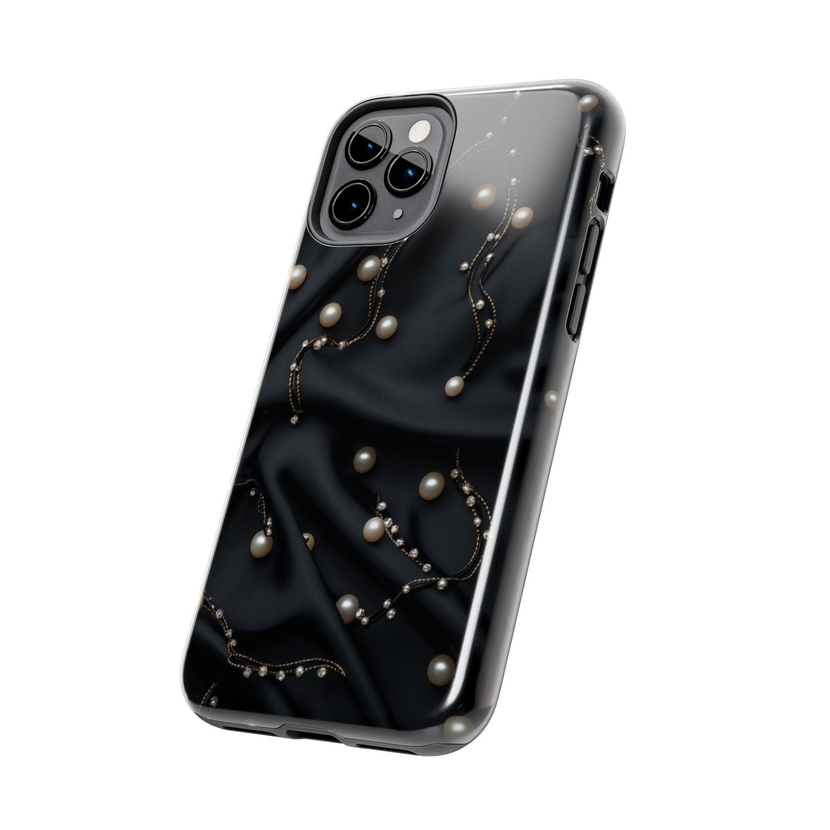 Fundas Premium MINUX para iPhone y Samsung Galaxy - Pearl Chain Velvet