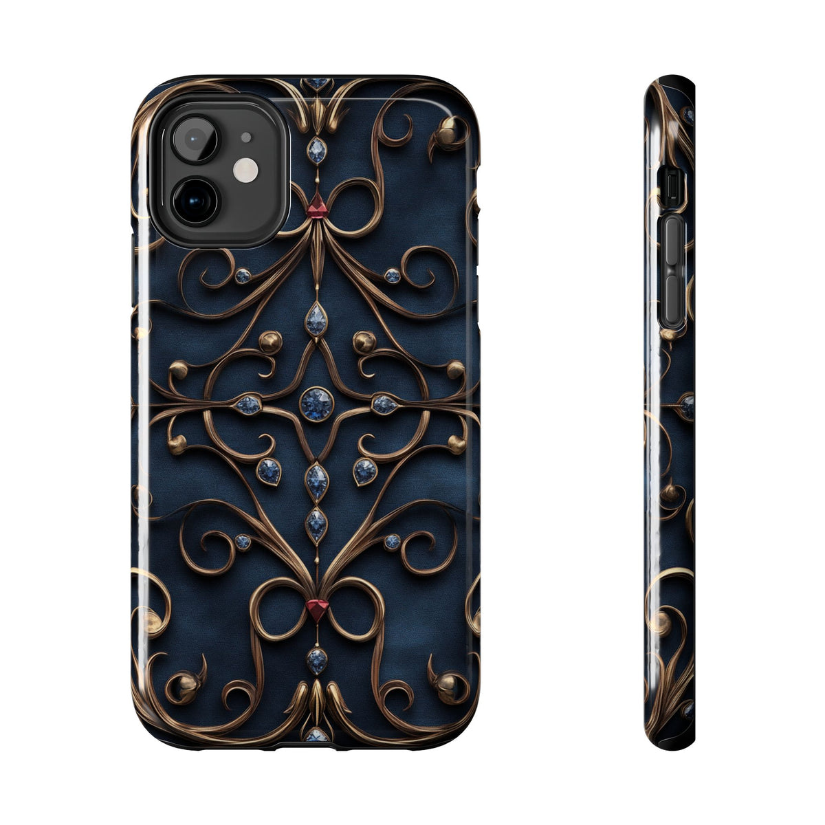 Fundas Premium MINUX para iPhone y Samsung Galaxy - Royal Gold Filigree