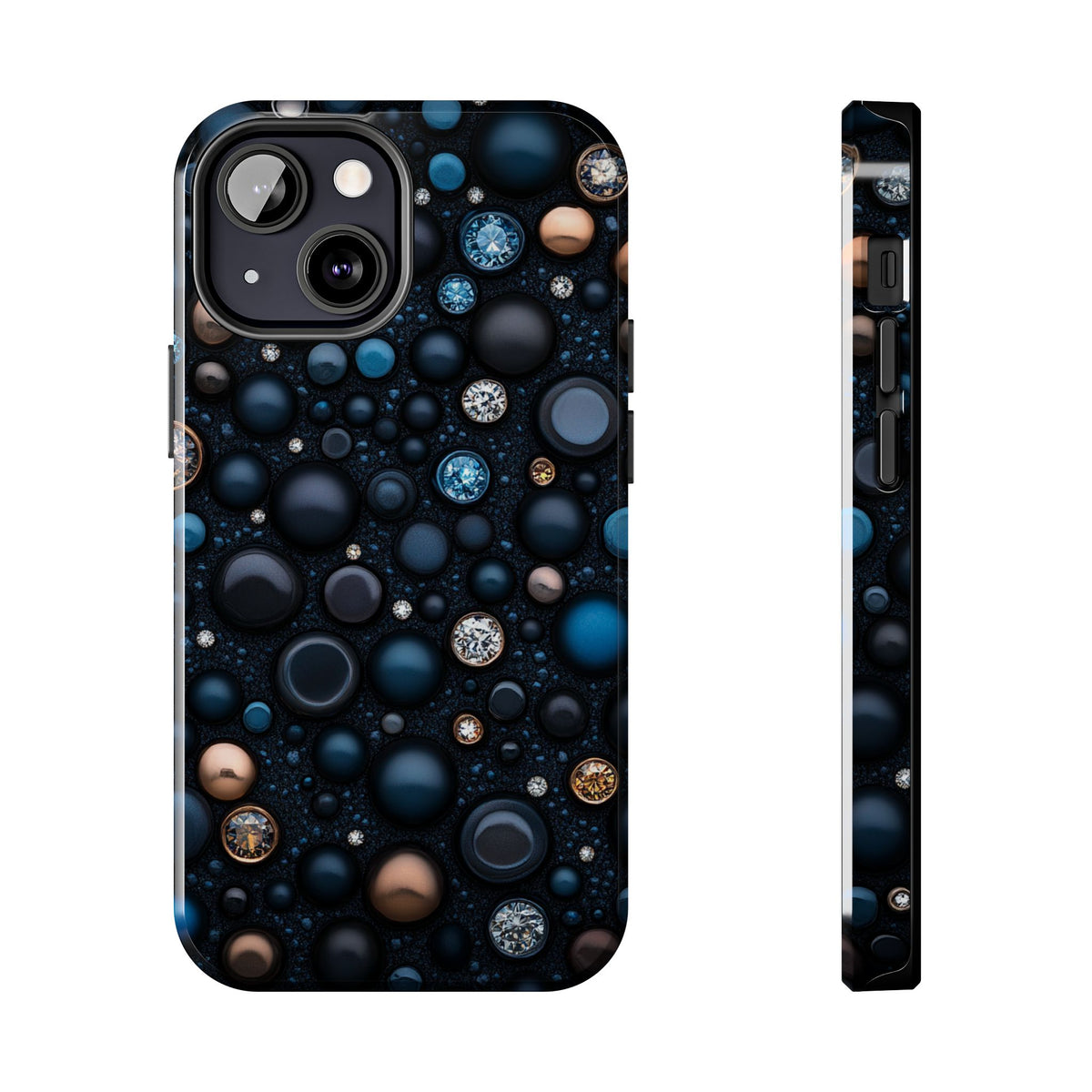 Fundas Premium MINUX para iPhone y Samsung Galaxy - Midnight Blue Pearl Mosaic