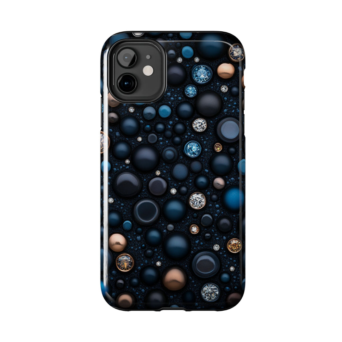 Fundas Premium MINUX para iPhone y Samsung Galaxy - Midnight Blue Pearl Mosaic