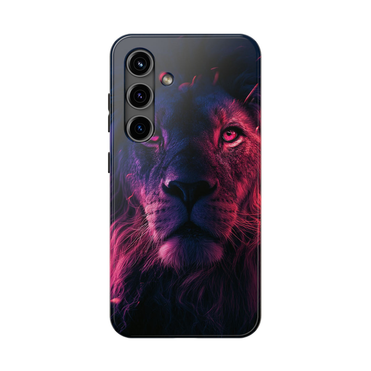 Funda Premium MINUX para iPhone y Samsung Galaxy - Neon lion