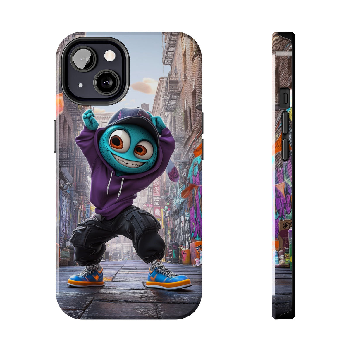 Funda Premium MINUX para iPhone y Samsung Galaxy - Alien Boy 001