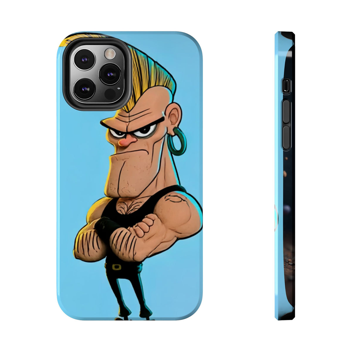 Funda Premium MINUX para iPhone y Samsung Galaxy - Golden Punk