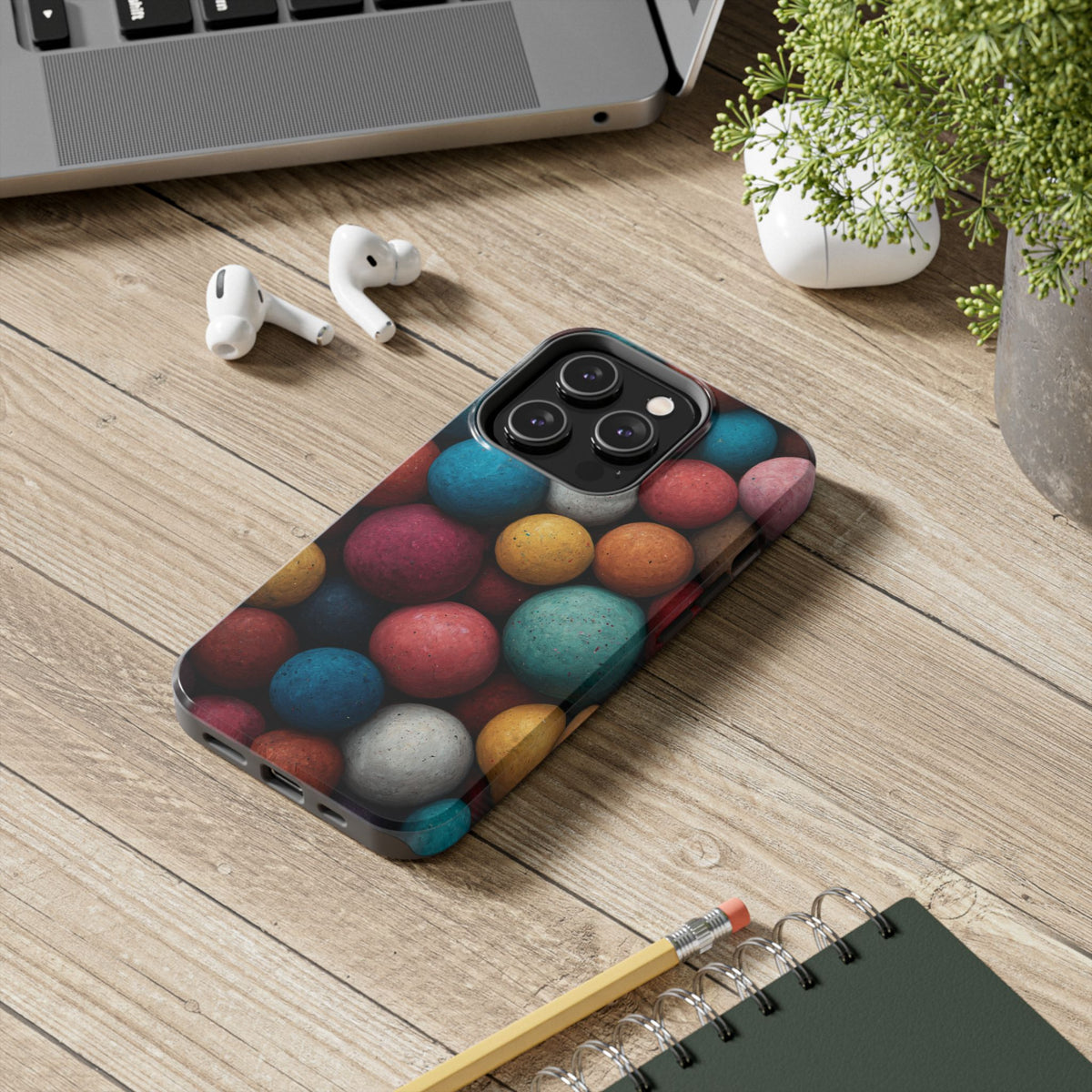 Funda Premium MINUX para iPhone y Samsung Galaxy - Colored Balls 001