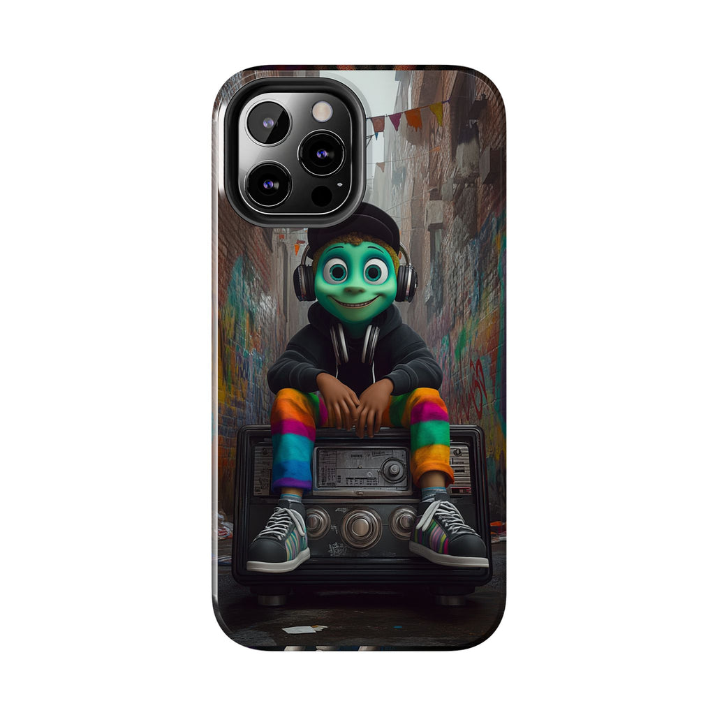 Funda Premium MINUX para iPhone y Samsung Galaxy - Alien Boy