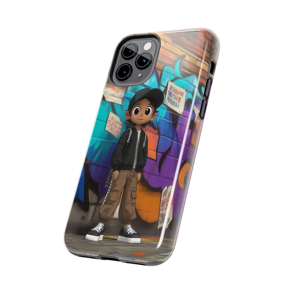Funda Premium MINUX para iPhone y Samsung Galaxy - Street Boy 002