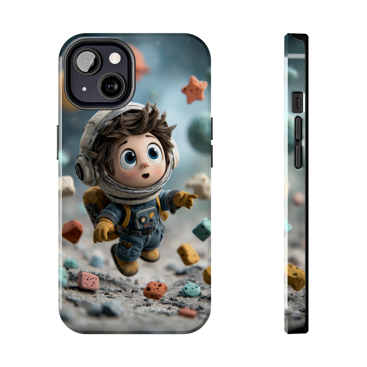 Funda Premium MINUX para iPhone y Samsung Galaxy - Astronaut child