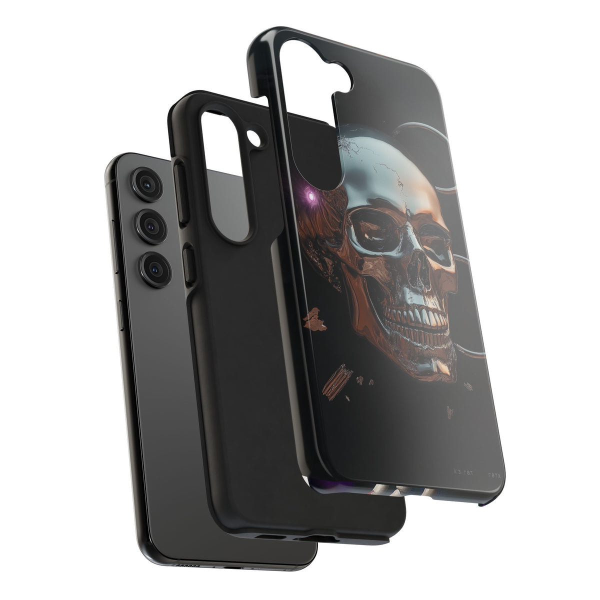 Funda Premium MINUX para iPhone y Samsung Galaxy - Iron Skull 002
