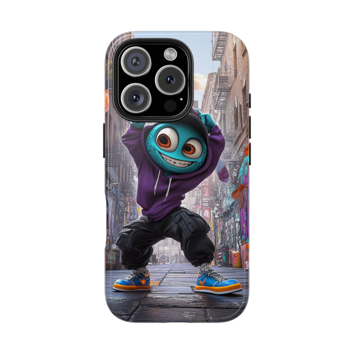 Funda Premium MINUX para iPhone y Samsung Galaxy - Alien Boy 001