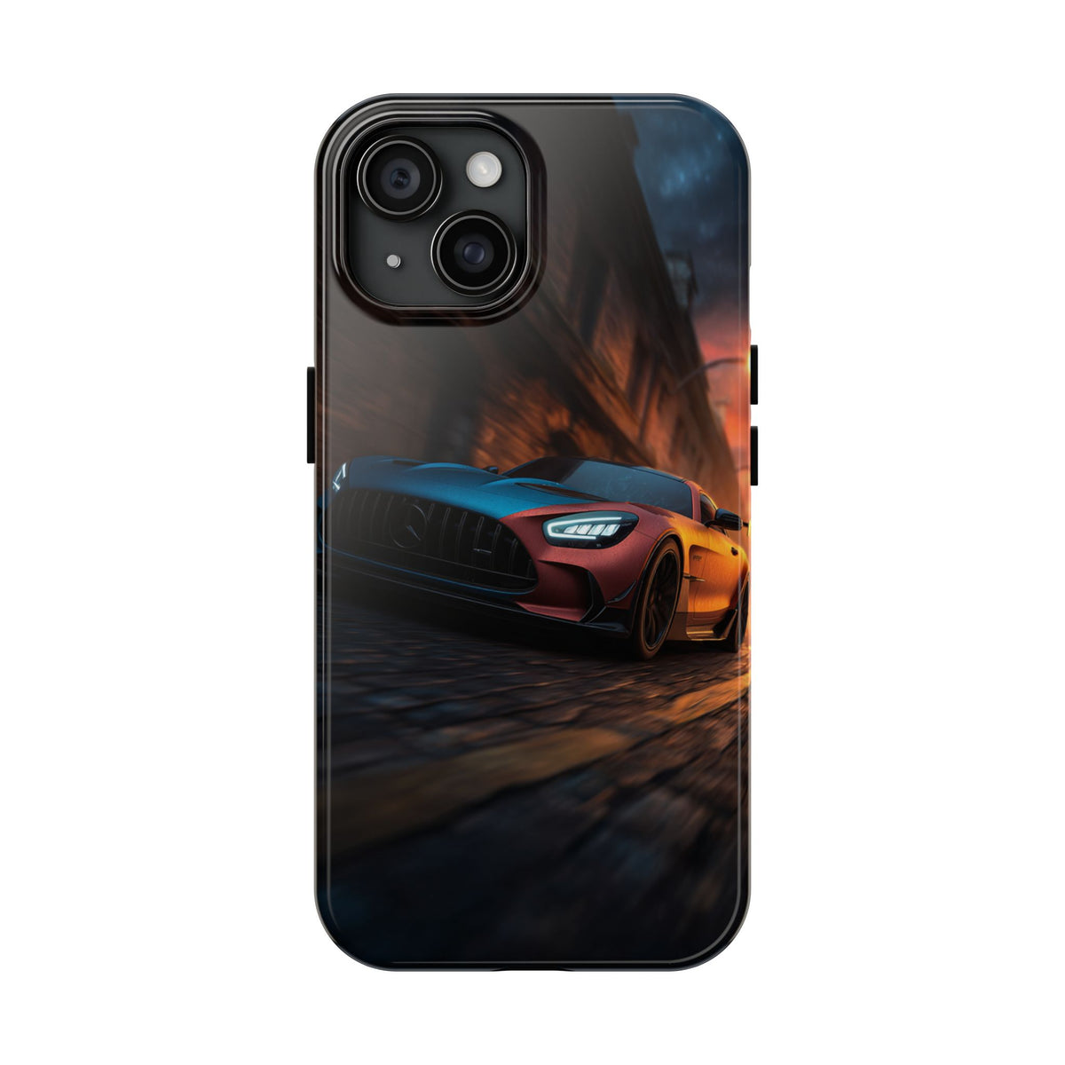 Funda Premium MINUX para iPhone y Samsung Galaxy - Neon car