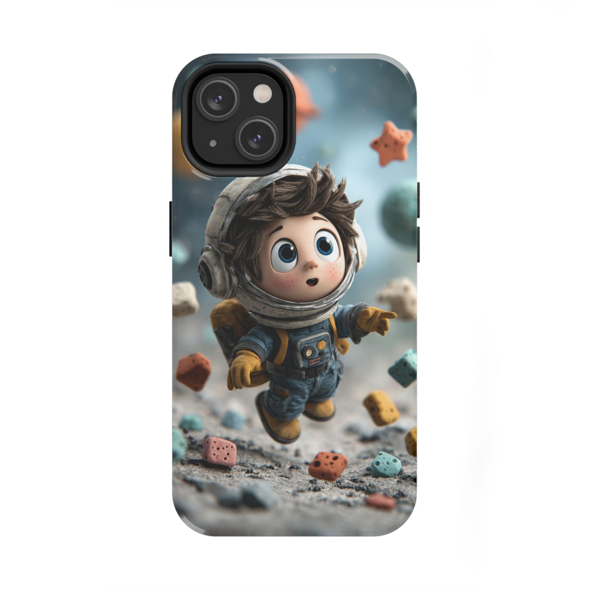 Funda Premium MINUX para iPhone y Samsung Galaxy - Astronaut child