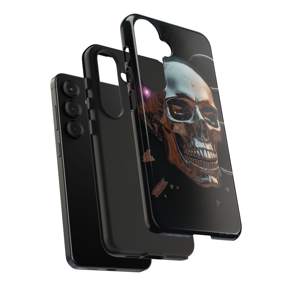Funda Premium MINUX para iPhone y Samsung Galaxy - Iron Skull 002