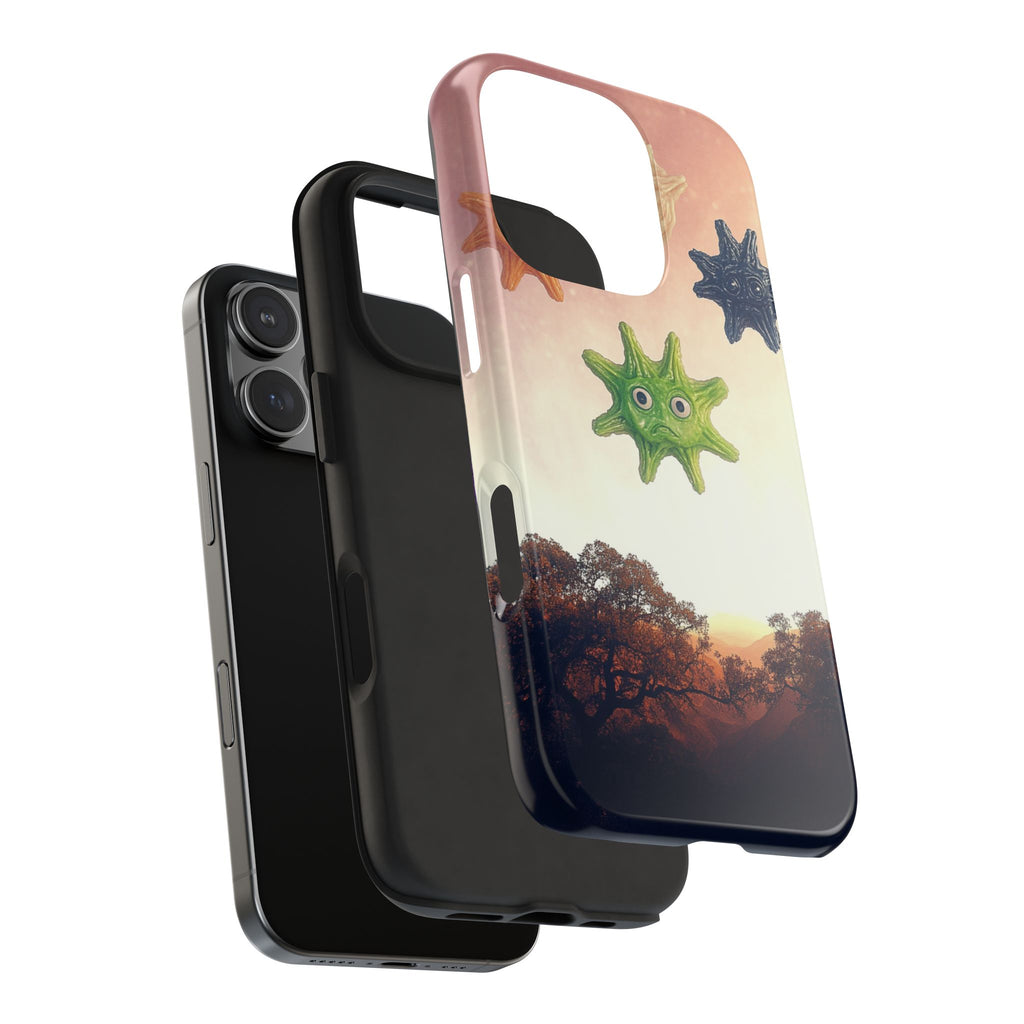 Fundas Premium MINUX para iPhone y Samsung Galaxy - Cosmic Star Shapes