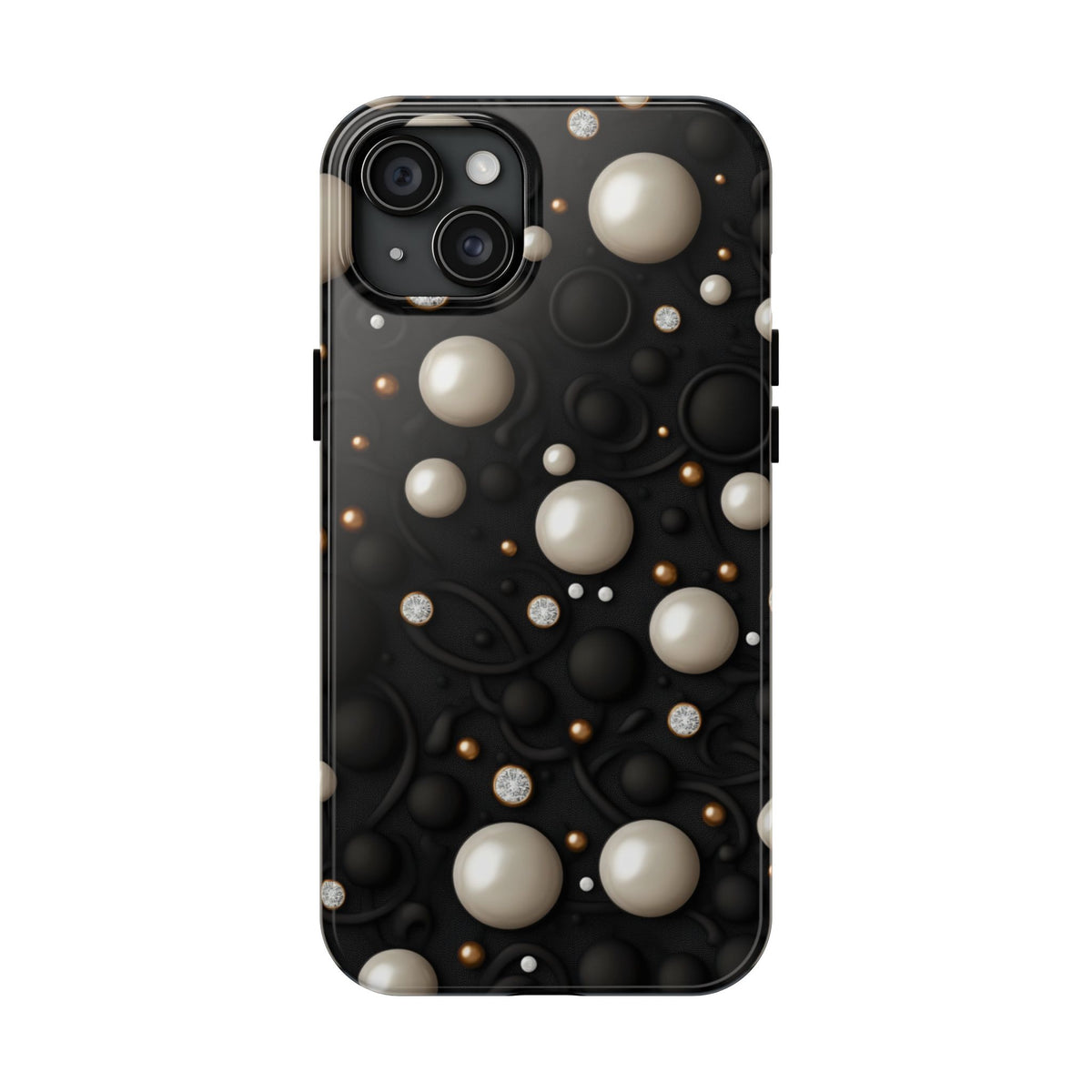Fundas Premium MINUX para iPhone y Samsung Galaxy - Ivory Pearl Obsidian