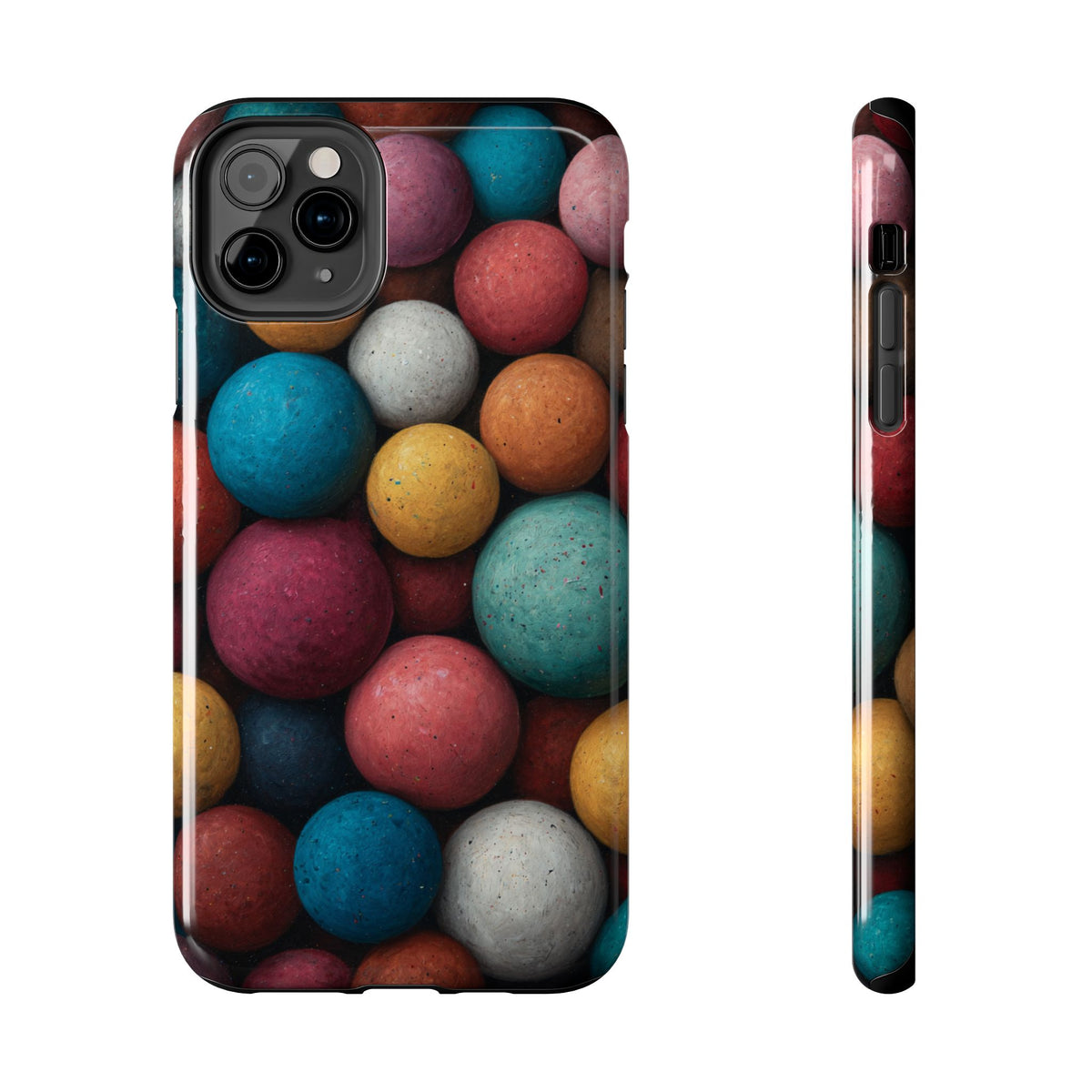 Funda Premium MINUX para iPhone y Samsung Galaxy - Colored Balls 001
