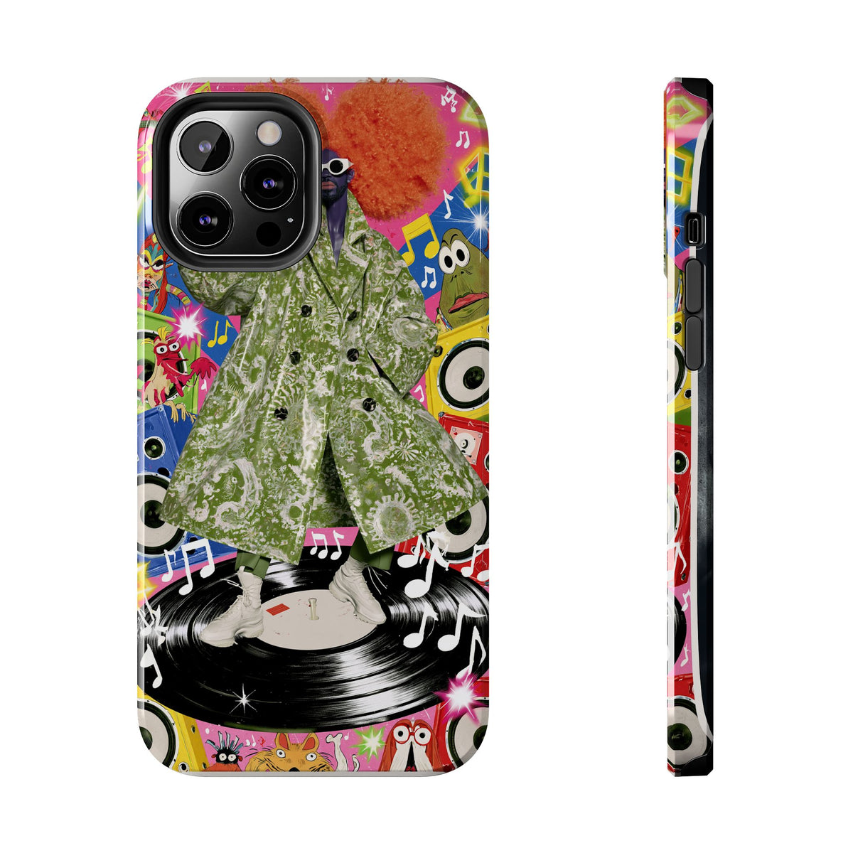 Fundas Premium MINUX para iPhone y Samsung Galaxy - Purple Tech Creature