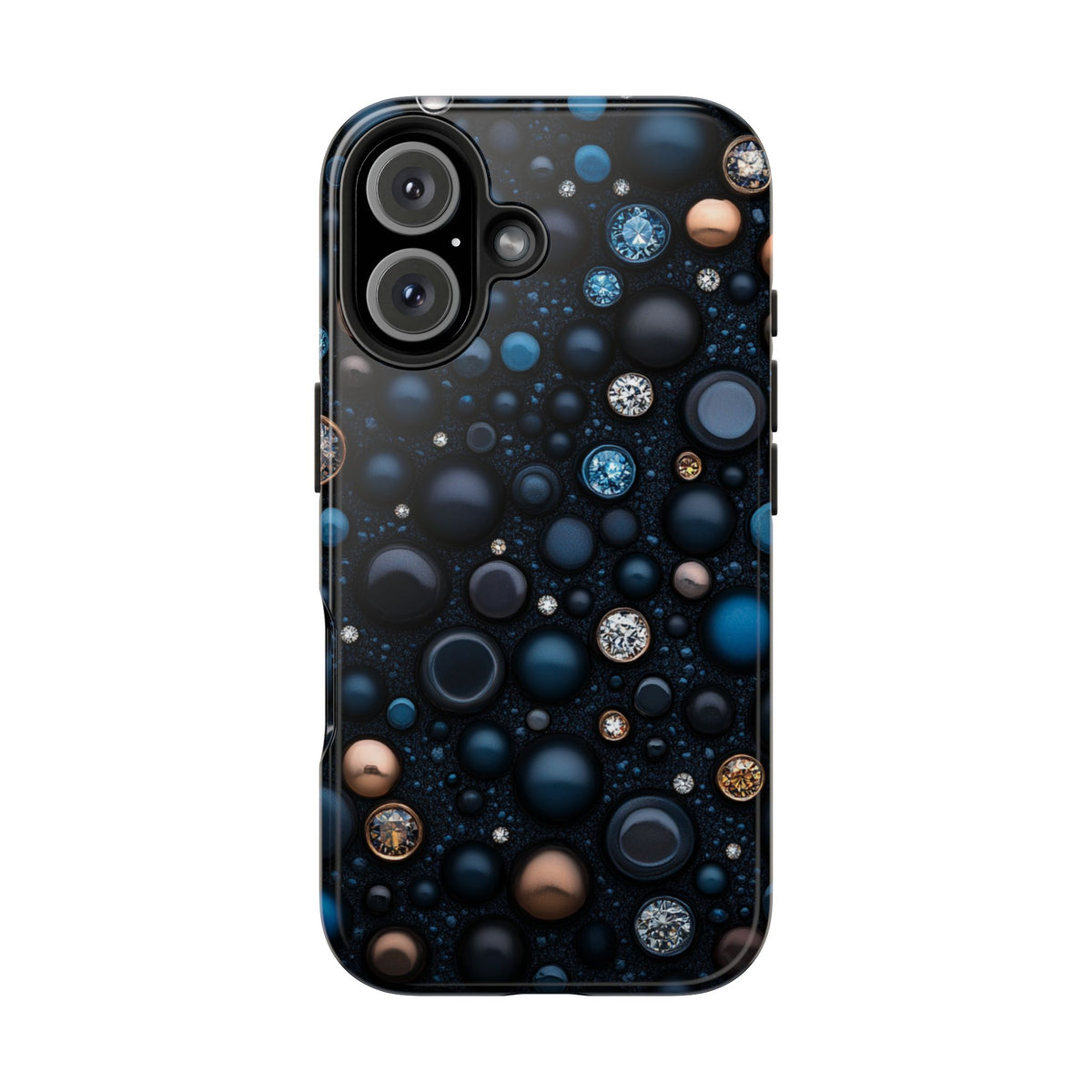 Fundas Premium MINUX para iPhone y Samsung Galaxy - Midnight Blue Pearl Mosaic