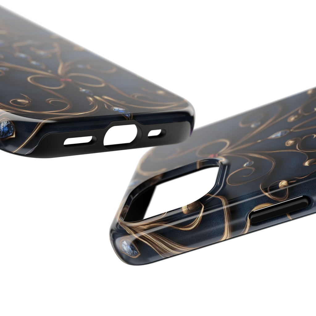 Fundas Premium MINUX para iPhone y Samsung Galaxy - Royal Gold Filigree