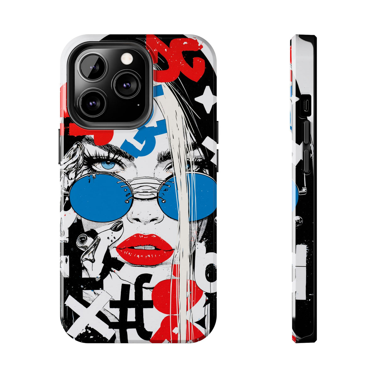 Fundas Premium MINUX para iPhone y Samsung Galaxy - Rebel Pop Portrait