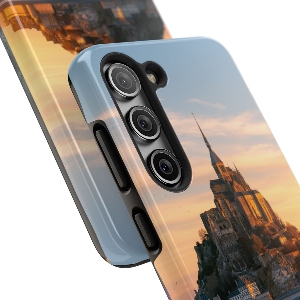 Funda Premium MINUX para iPhone y Samsung Galaxy - Mont Saint-Michel