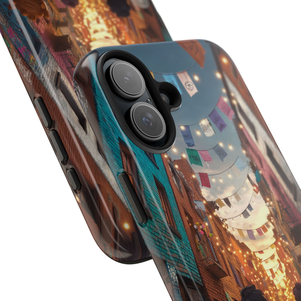 Funda Premium MINUX para iPhone y Samsung Galaxy - Street Party 005