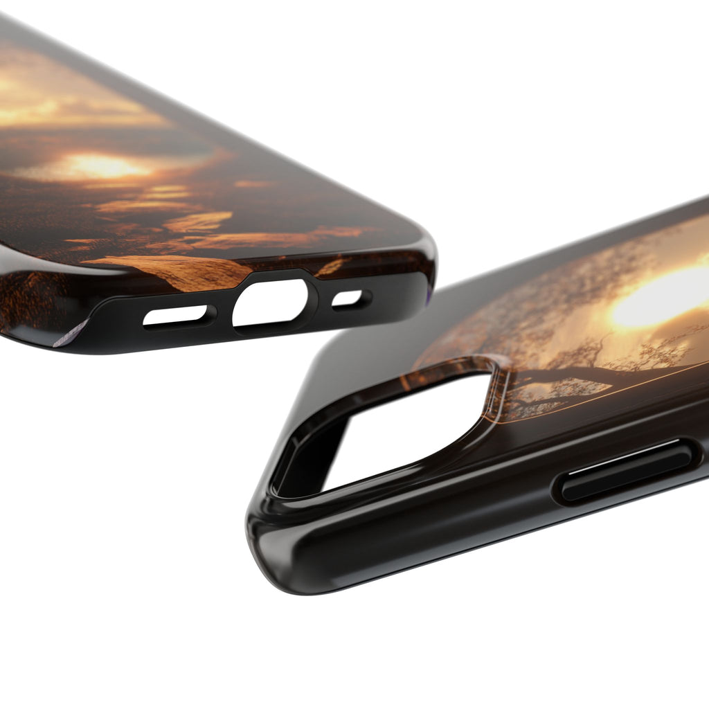 Fundas Premium MINUX para iPhone y Samsung Galaxy - Golden Archway