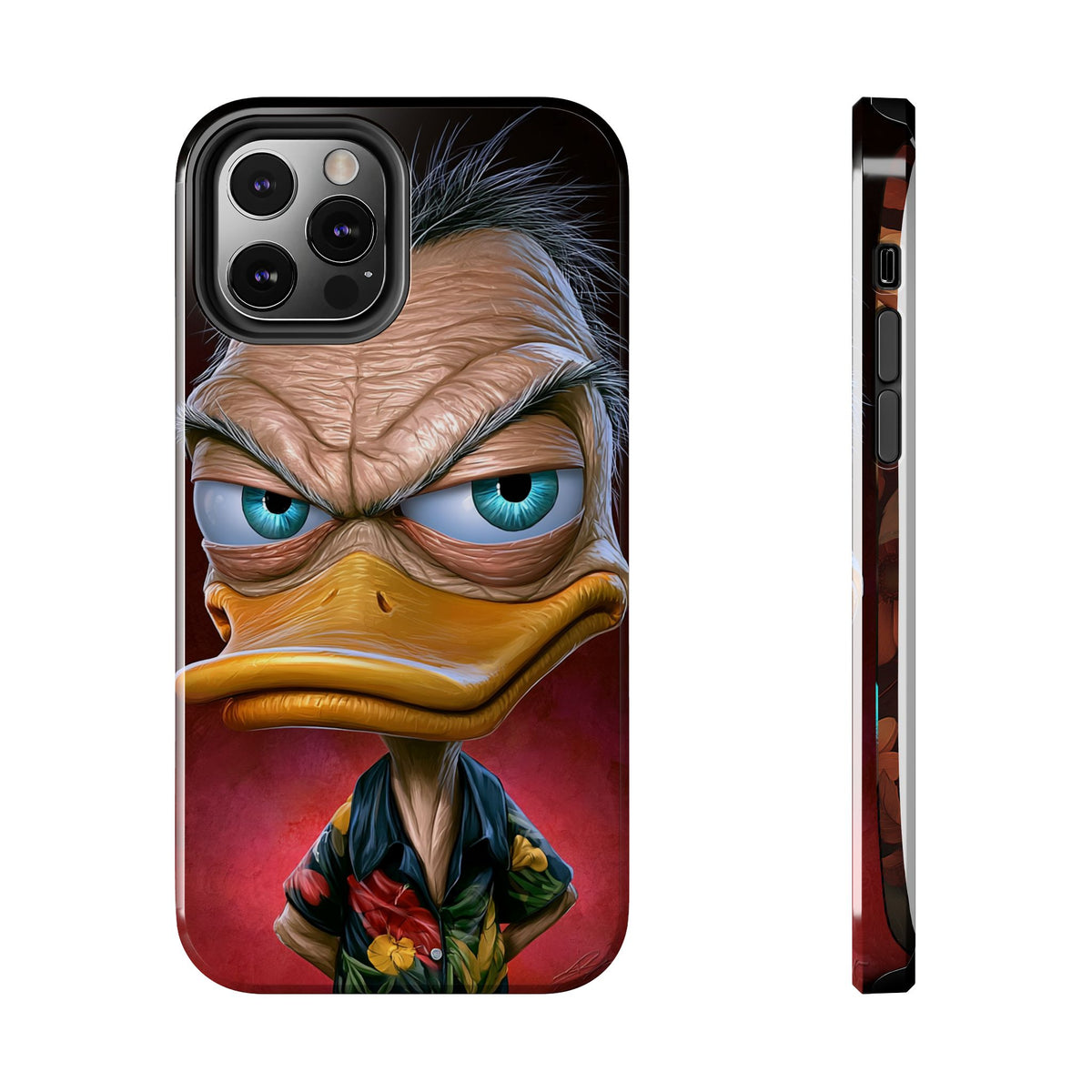 Funda Premium MINUX para iPhone y Samsung Galaxy - 3D Duck face