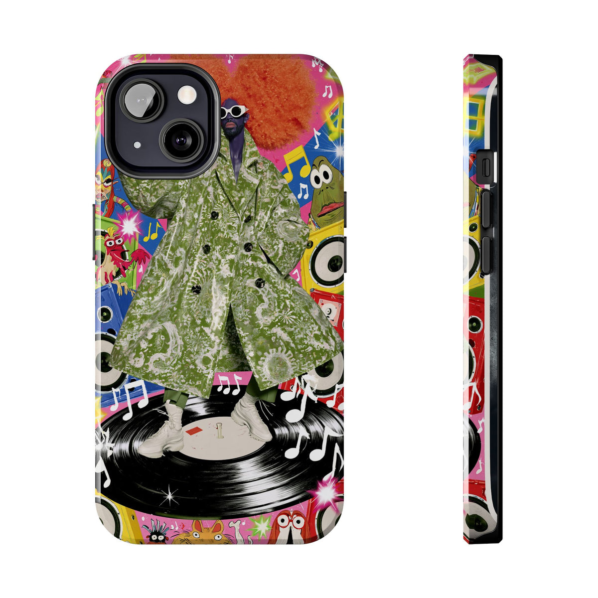 Fundas Premium MINUX para iPhone y Samsung Galaxy - Purple Tech Creature
