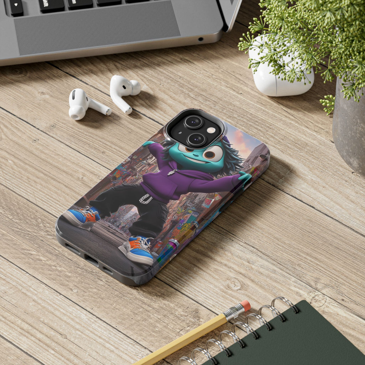 Funda Premium MINUX para iPhone y Samsung Galaxy - Alien Boy 002