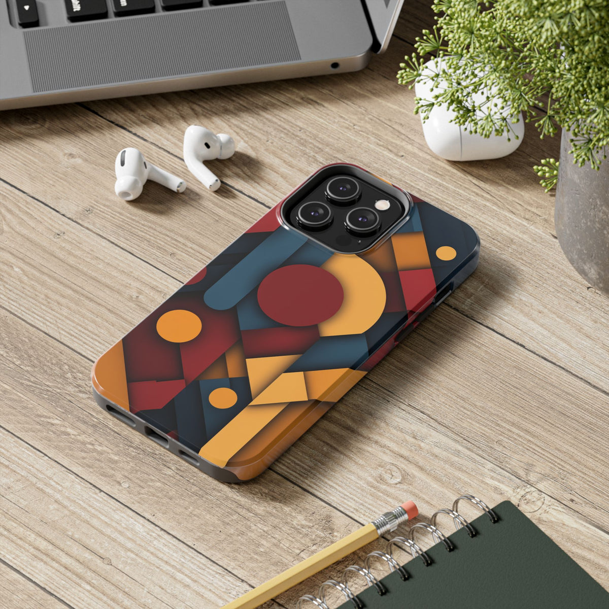 Fundas Premium MINUX para iPhone y Samsung Galaxy - Geometric Pulse
