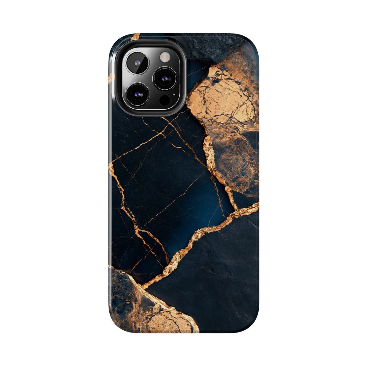 Funda Premium MINUX para iPhone y Samsung Galaxy - Golden Marble