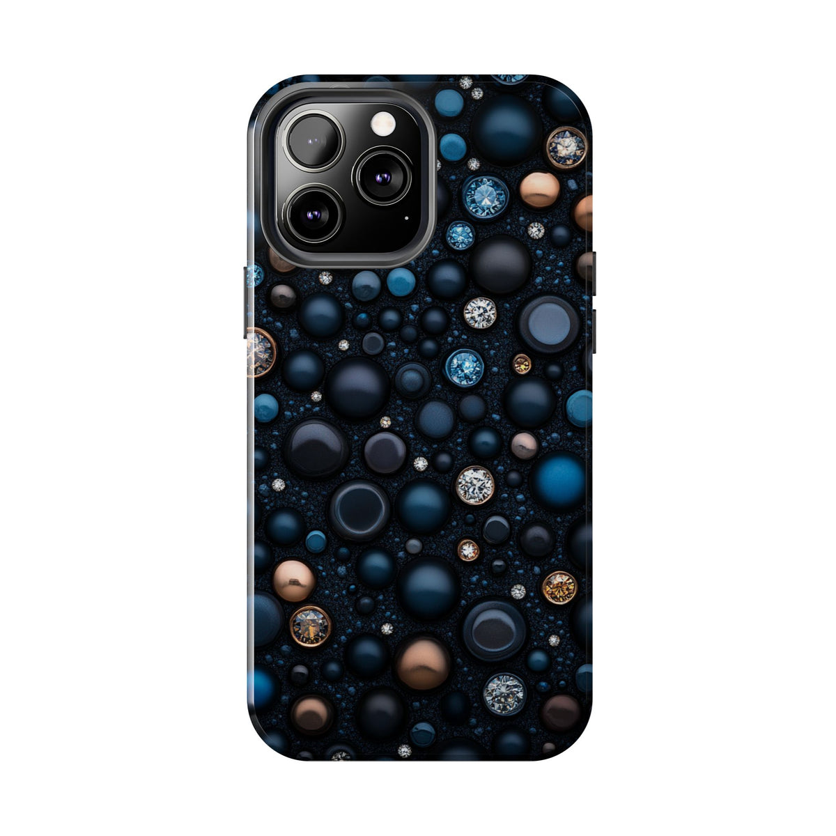 Fundas Premium MINUX para iPhone y Samsung Galaxy - Midnight Blue Pearl Mosaic