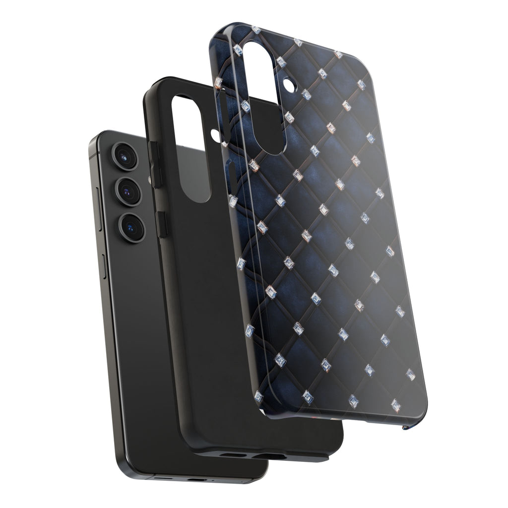 Fundas Premium MINUX para iPhone y Samsung Galaxy - Midnight Diamond Quilt