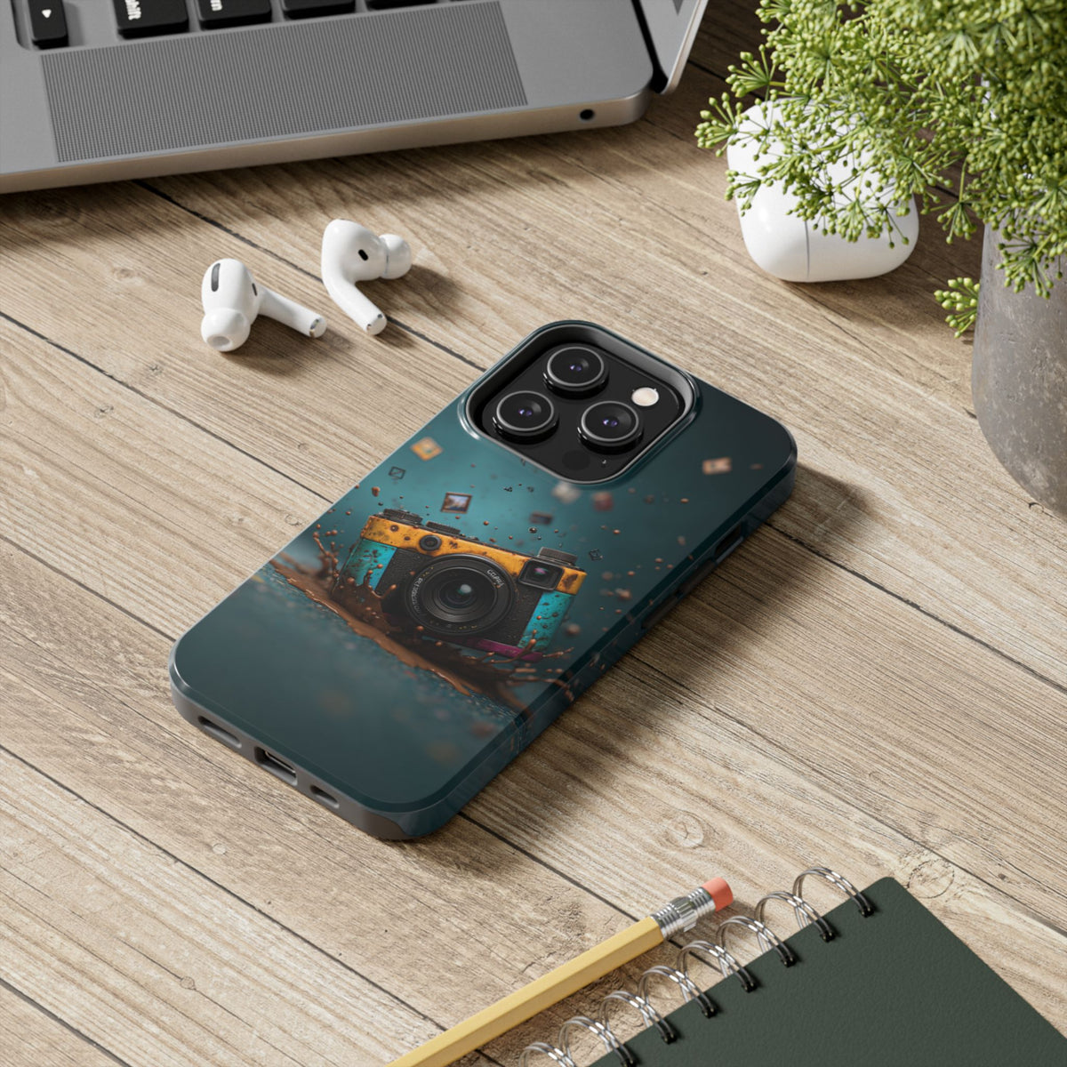 Funda Premium MINUX para iPhone y Samsung Galaxy - Color camera