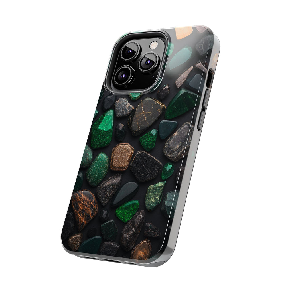 Fundas Premium MINUX para iPhone y Samsung Galaxy - Emerald Stone Mosaic
