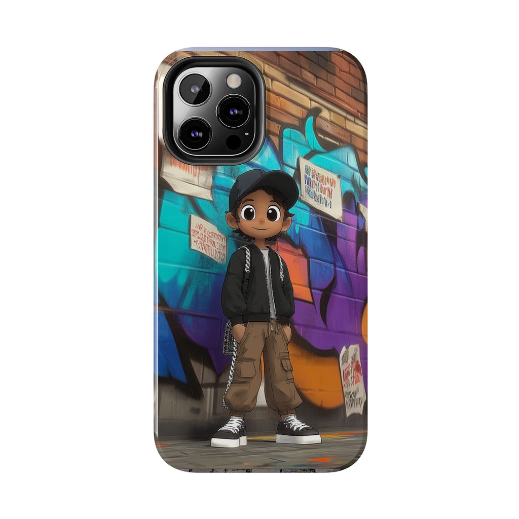 Funda Premium MINUX para iPhone y Samsung Galaxy - Street Boy 002