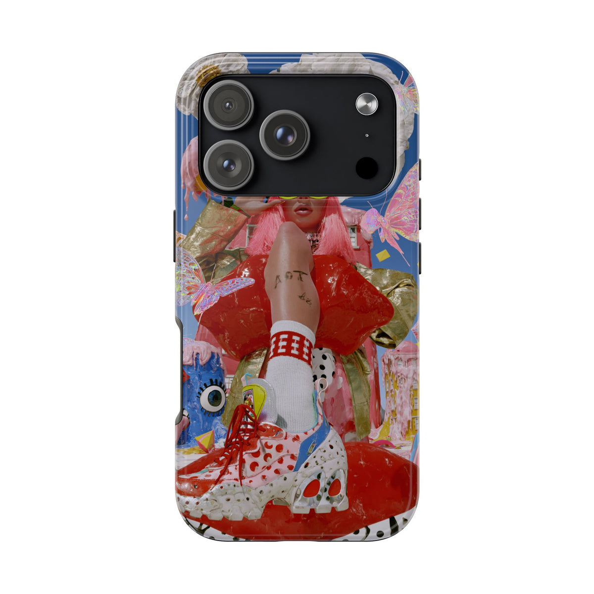 Fundas Premium MINUX para iPhone y Samsung Galaxy - Dreamscape Pink Creature