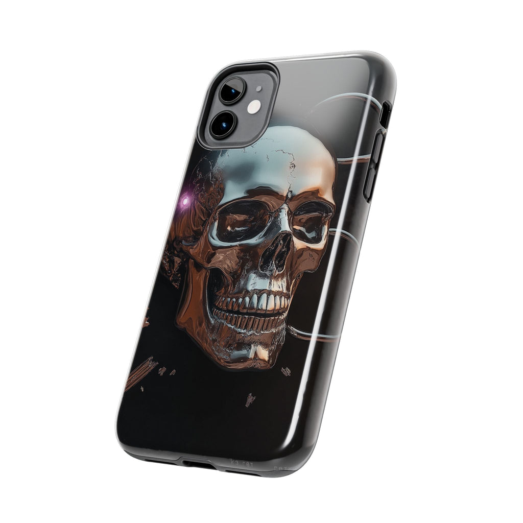 Funda Premium MINUX para iPhone y Samsung Galaxy - Iron Skull 002