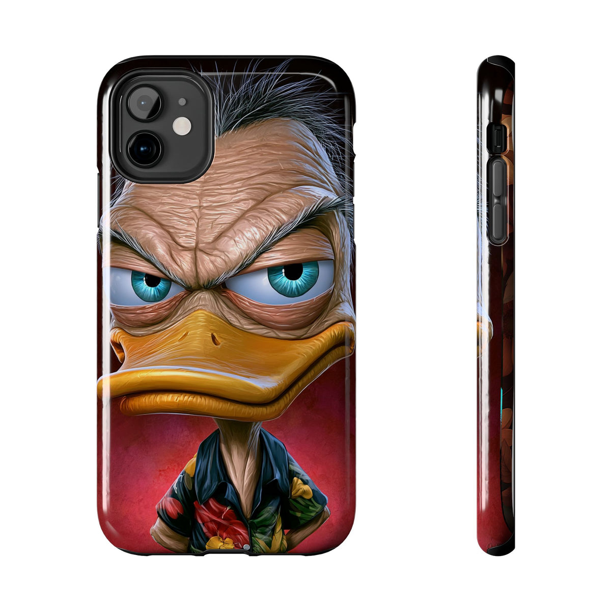 Funda Premium MINUX para iPhone y Samsung Galaxy - 3D Duck face