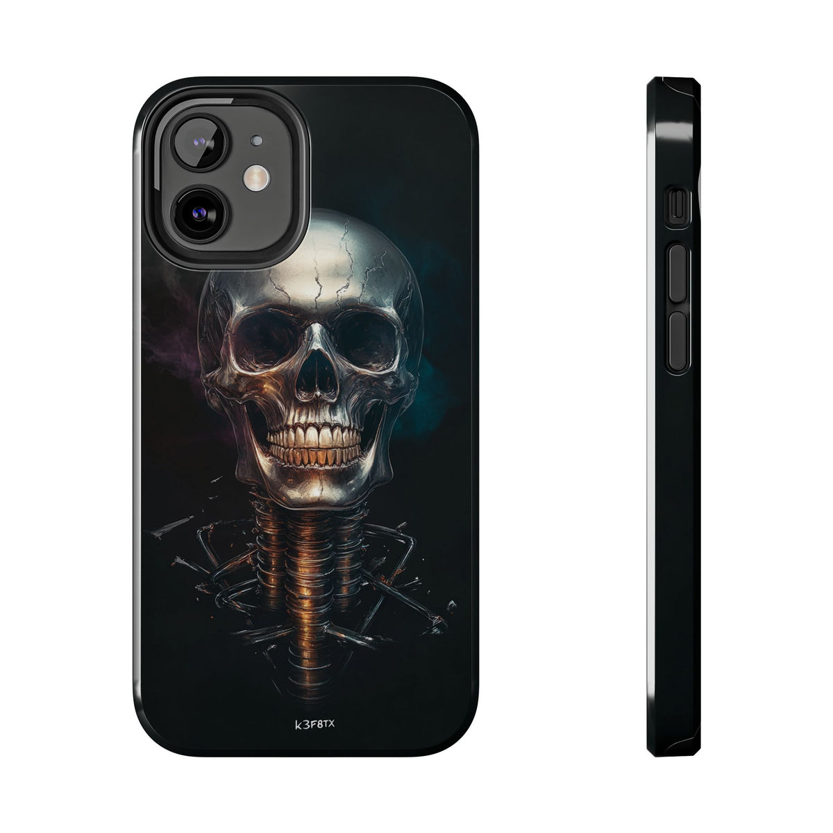 Funda Premium MINUX para iPhone y Samsung Galaxy - Iron Skull 001